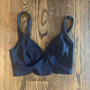 Free People black tulip sports bra